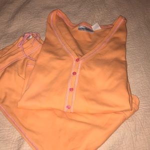 🧡🧡 Pretty Two Piece Cotton Outfit